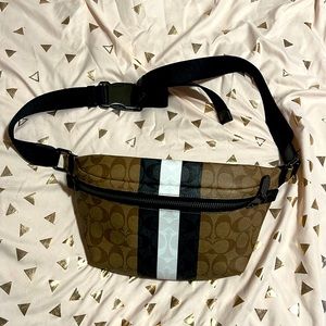 Coach Mens League Belt Bag Signature Print